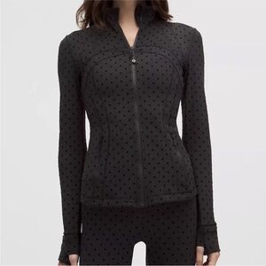 NWT lululemon Define Nulu Polka Flocked Jacket